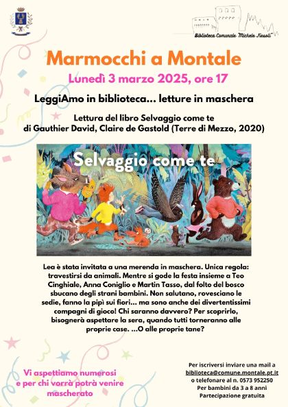 Marmocchi a Montale - Letture in maschera