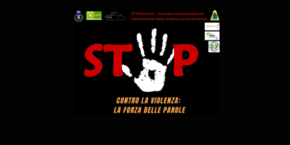 25 novembre - Giornata internazionale per l'eliminazione della violenza contro le donne