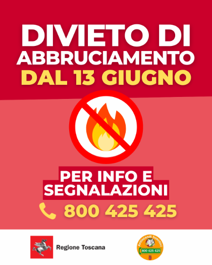 Divieto abbruciamento