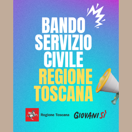  Bando servizio civile regionale Toscana