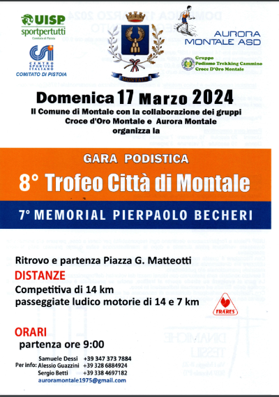 8° TROFEO CITTA' DI MONTALE