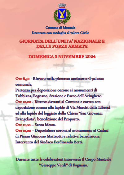 Locandina GIORNATA FORZE ARMATE