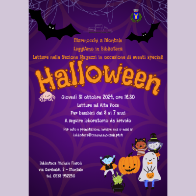 Letture Halloween in Biblioteca