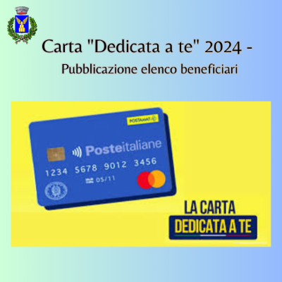 CARTA DEDICATA A TE