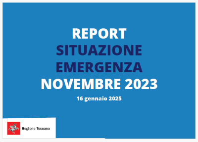 report rendicontazione alluvione 2023