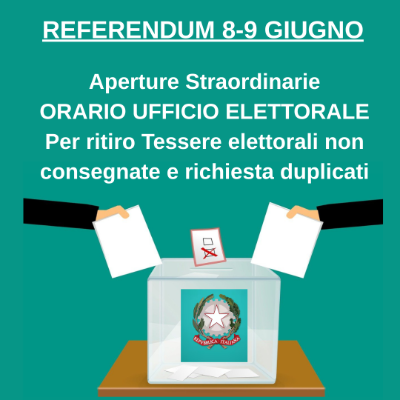 APERTURE STRAORDINARIE