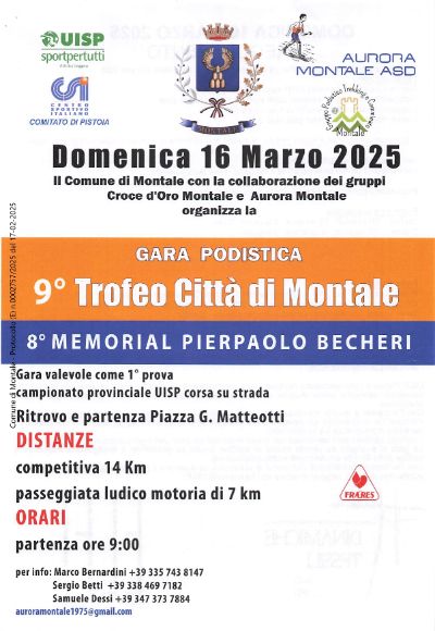 9° Trofeo Città di Montale