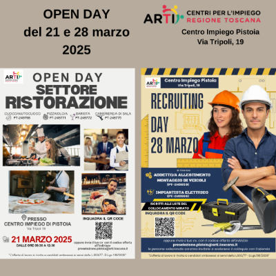 Open Day Arti pistoia
