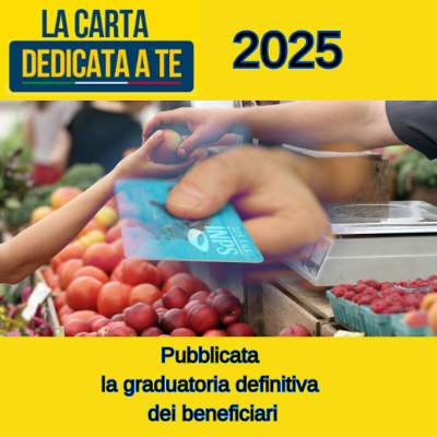CARTA DEDICATA A TE 2025