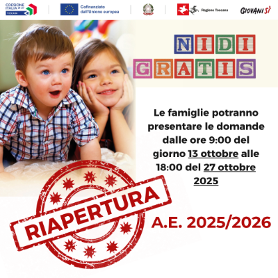 RIAPERTURA NIDI GRATIS 25-26