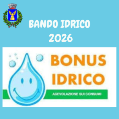 Bando Idrico 2026