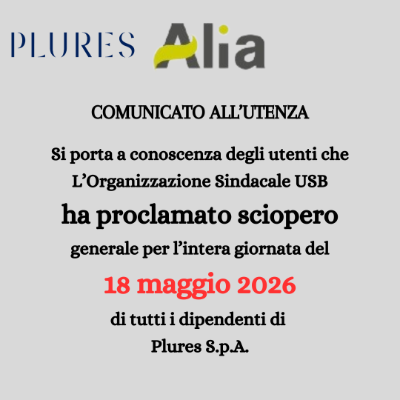Sciopero Plures 18 maggio