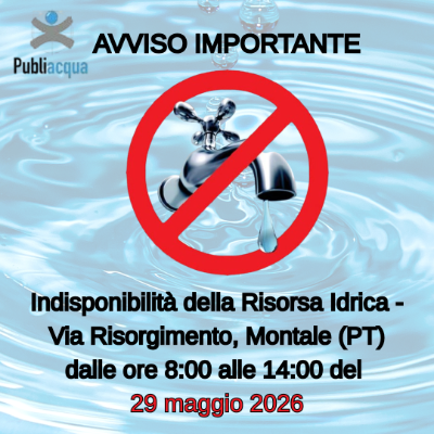 mancanza acqua