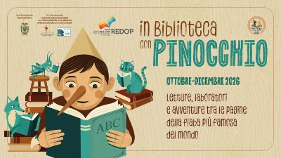 in biblioteca con pinocchio redop