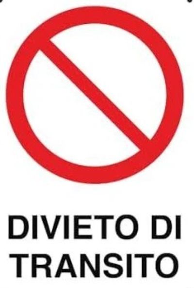 DIVIETO DI TRANSITO