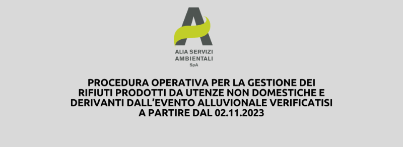 Alia servizi ambientali alluvione Alia servizi ambientali alluvione