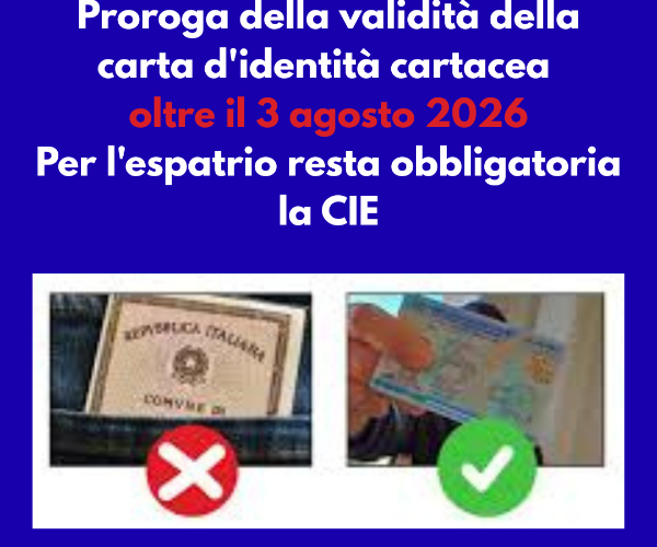 Proroga carta d'identità cartacea oltre il 3 agosto 2026