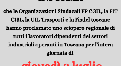 sciopero 9 luglio