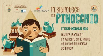 in biblioteca con pinocchio redop