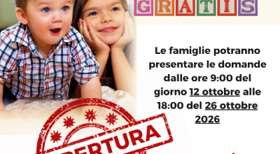 RIAPERTURA NIDI GRATIS 2627 PER FAMIGLIE