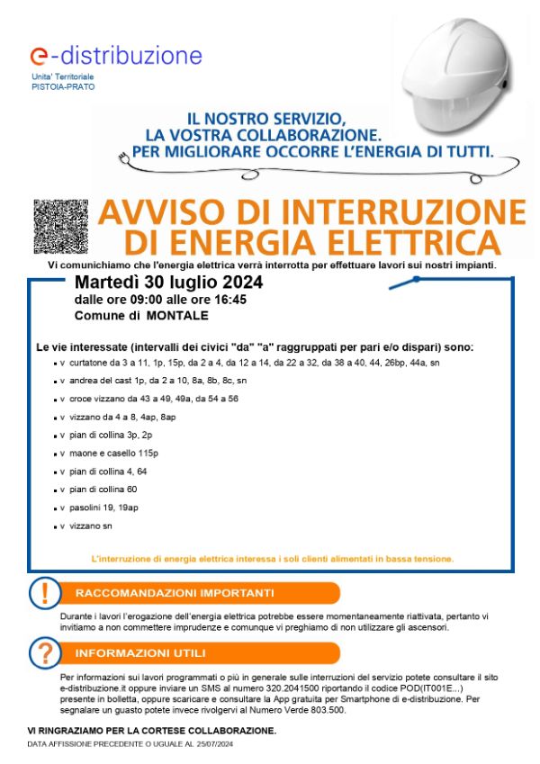 interruzione elettrica