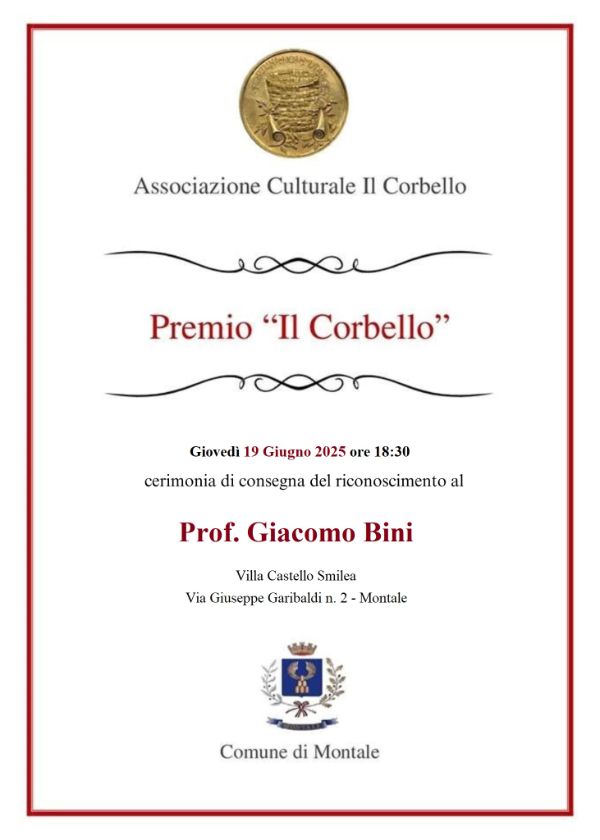 Premio Il Corbello 2025
