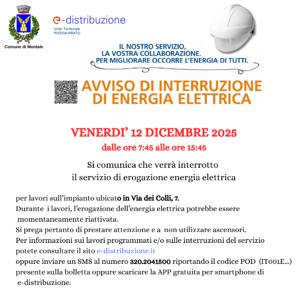 interruzione energia elettrica