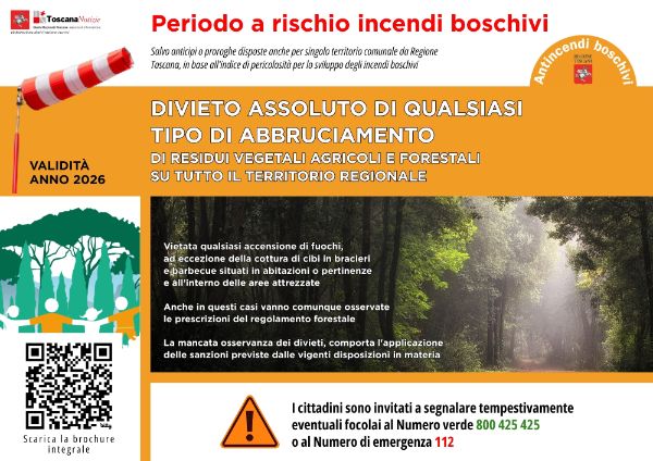  Periodi a rischio incendi