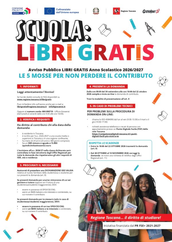 5 MOSSE LIBRI GRATIS