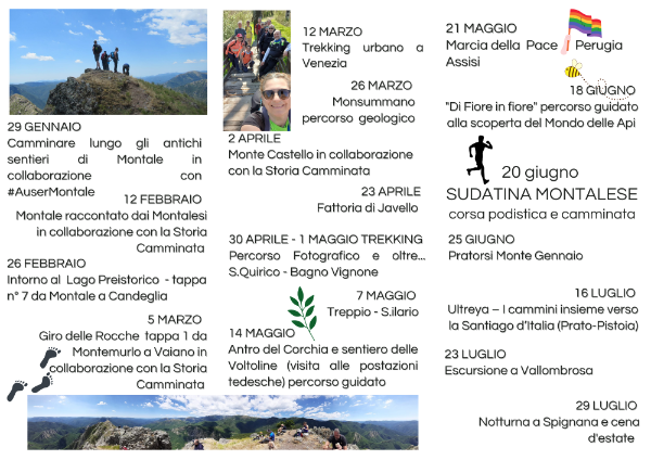 5 - Gruppo trekking brochure retro
